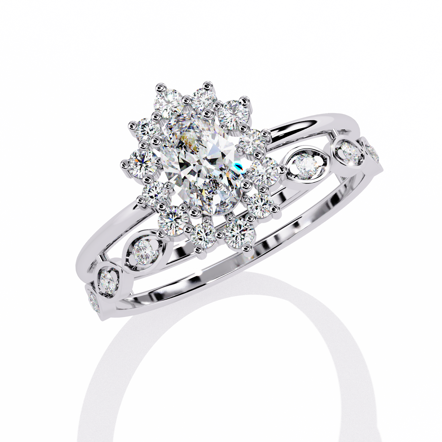 Harmony's Embrace Solitaire Ring
