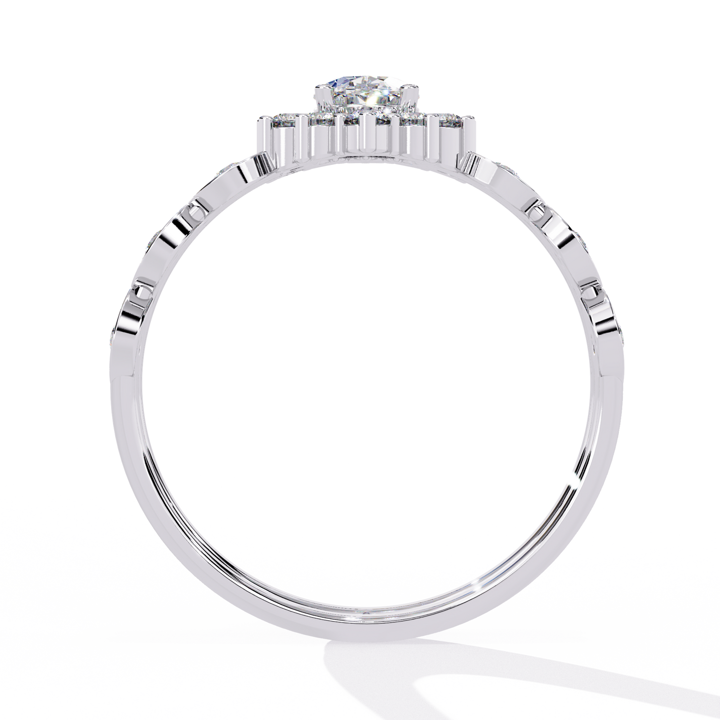Harmony's Embrace Solitaire Ring