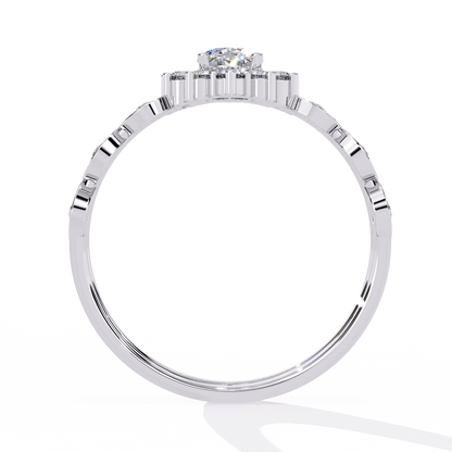 Harmony's Embrace Solitaire Ring