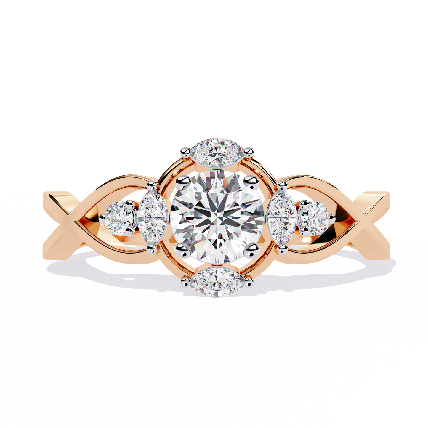 Eternal Fleur Solitaire Ring