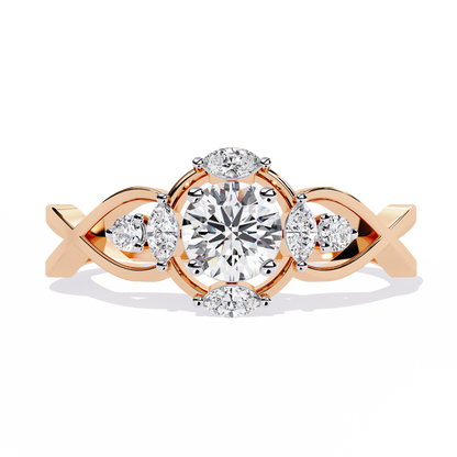 Eternal Fleur Solitaire Ring