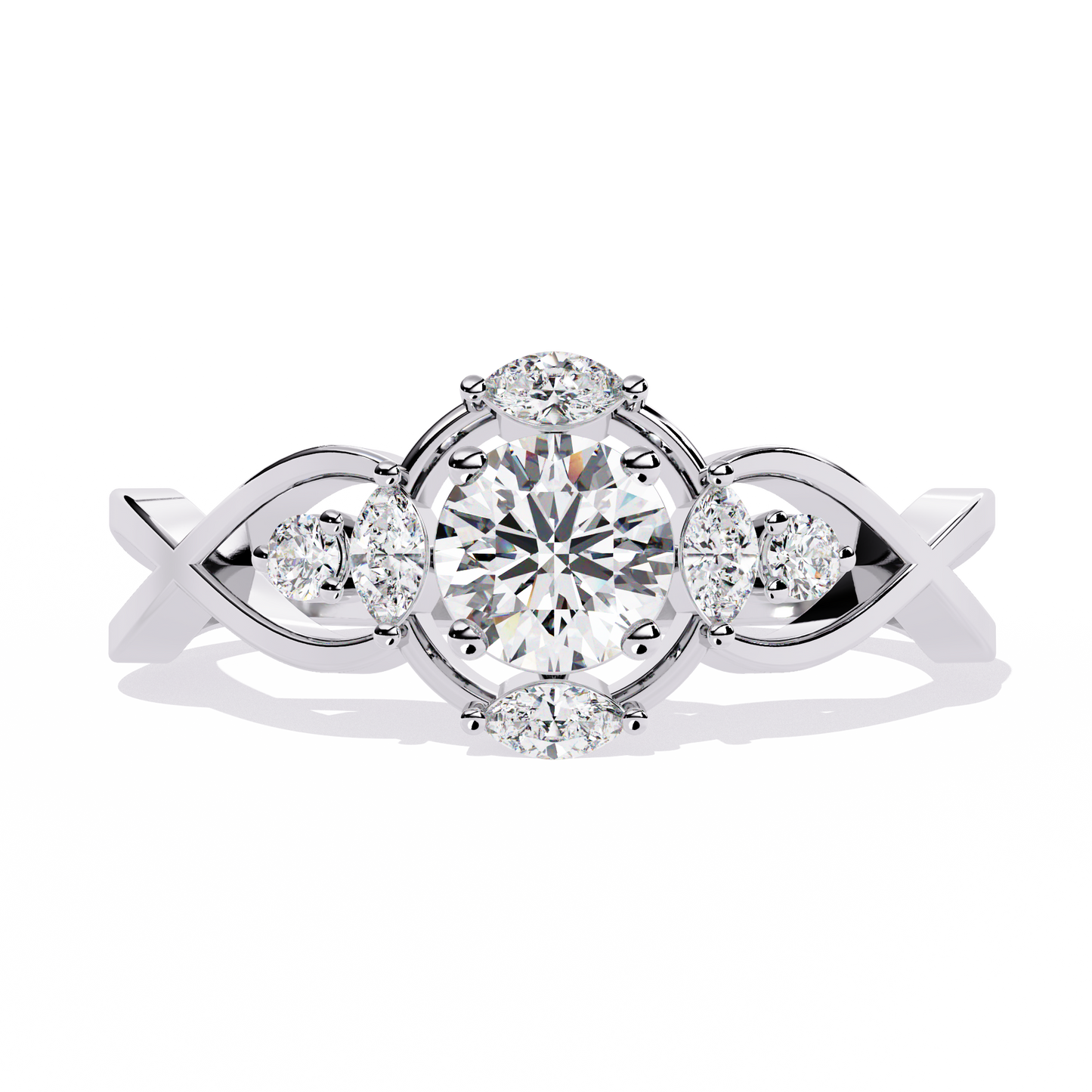 Eternal Fleur Solitaire Ring