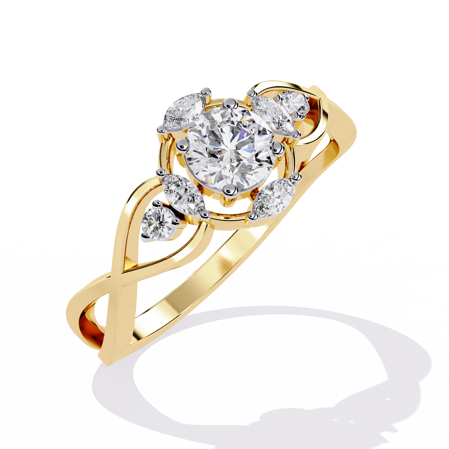 Eternal Fleur Solitaire Ring