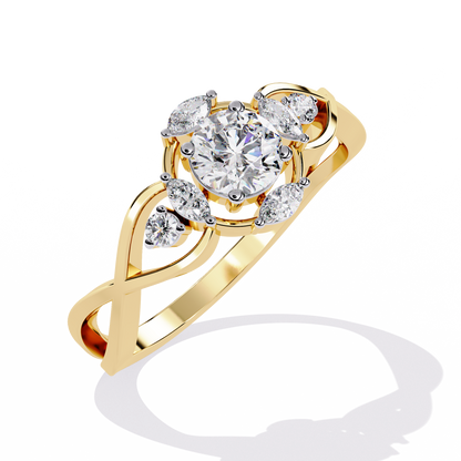 Eternal Fleur Solitaire Ring
