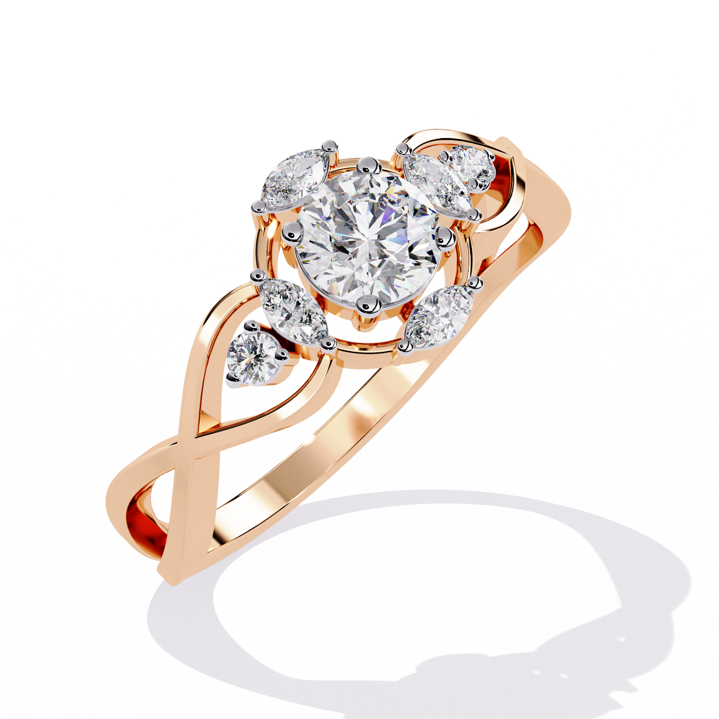 Eternal Fleur Solitaire Ring