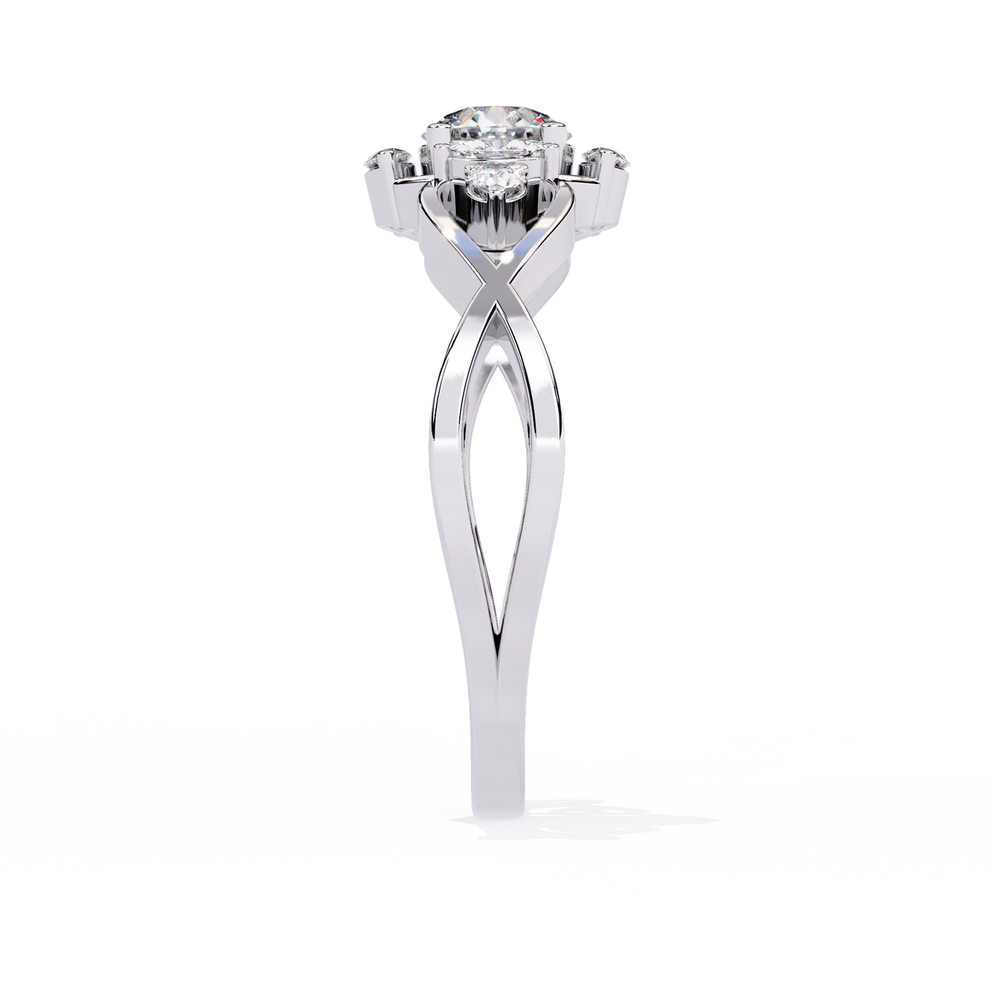 Eternal Fleur Solitaire Ring
