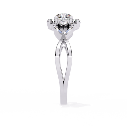 Eternal Fleur Solitaire Ring