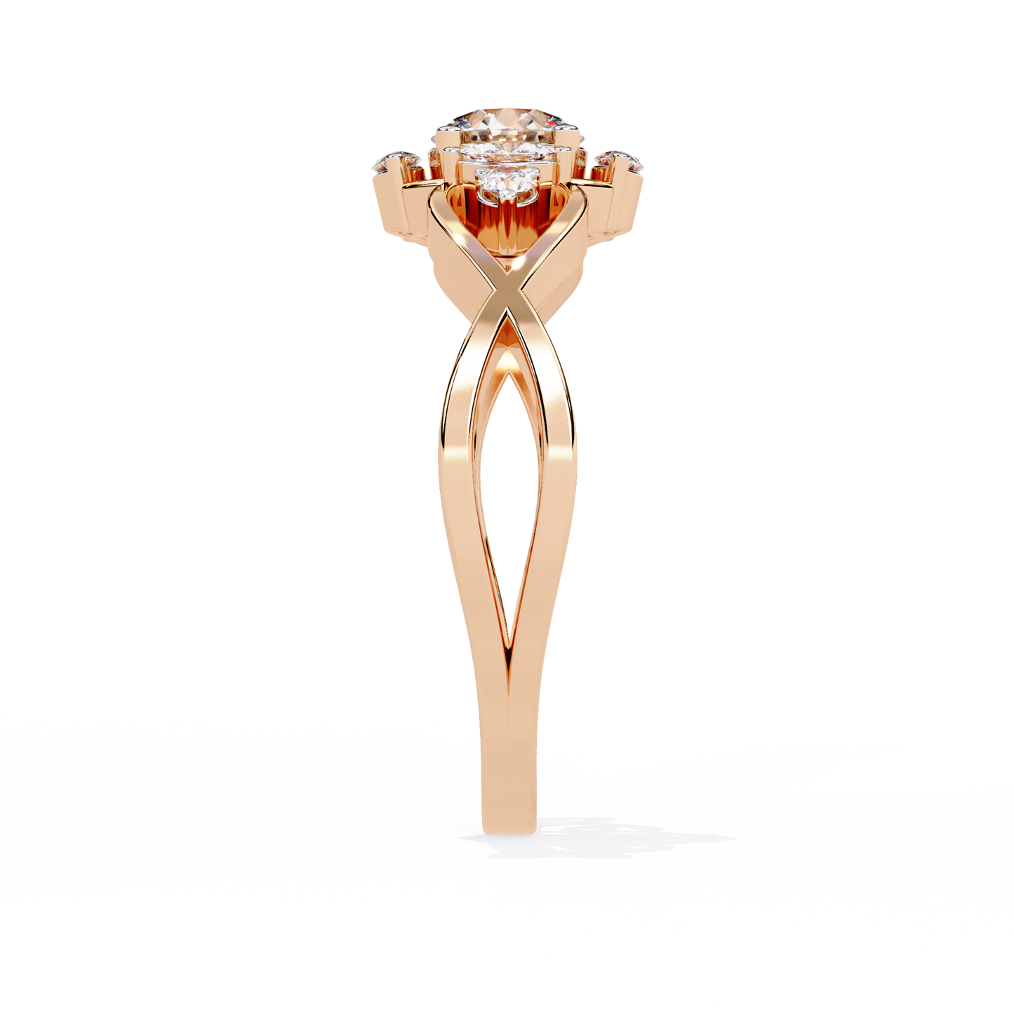 Eternal Fleur Solitaire Ring