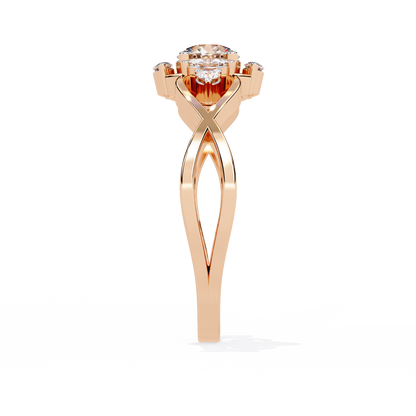 Eternal Fleur Solitaire Ring