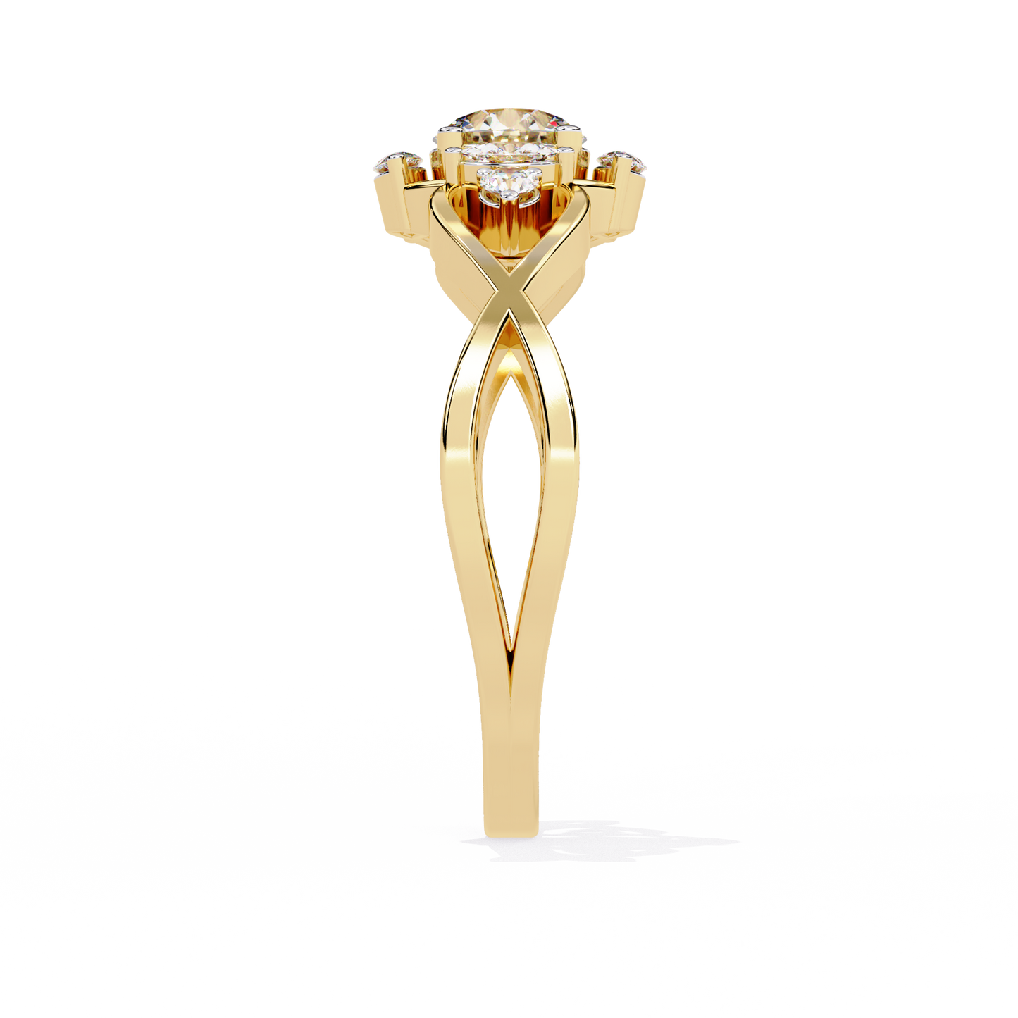 Eternal Fleur Solitaire Ring