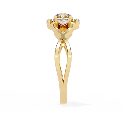 Eternal Fleur Solitaire Ring