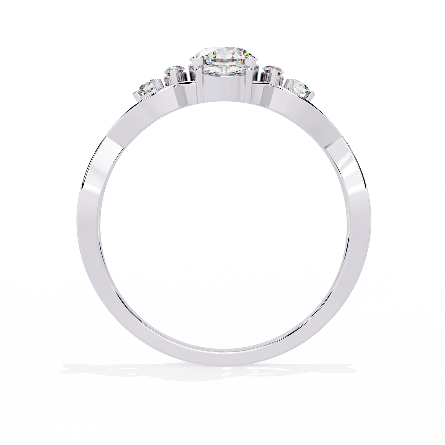 Eternal Fleur Solitaire Ring