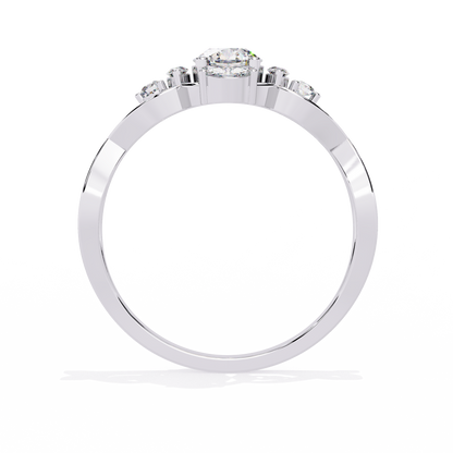Eternal Fleur Solitaire Ring
