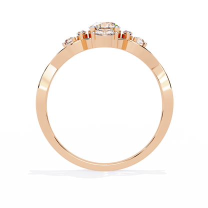 Eternal Fleur Solitaire Ring