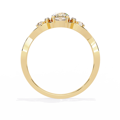 Eternal Fleur Solitaire Ring