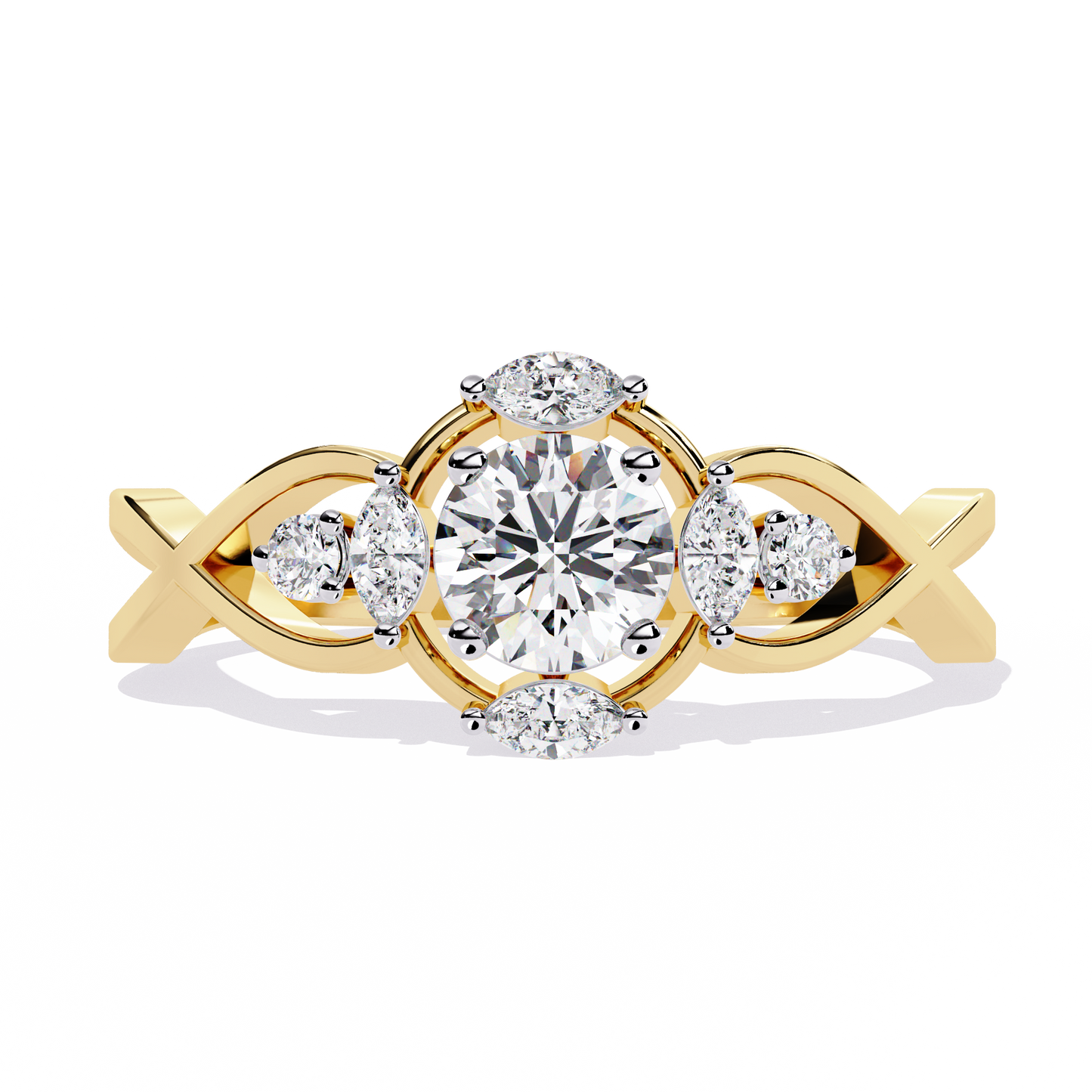 Eternal Fleur Solitaire Ring