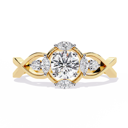 Eternal Fleur Solitaire Ring