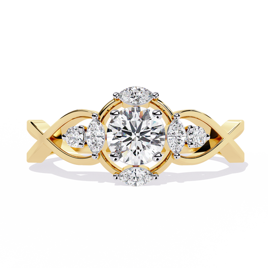 Eternal Fleur Solitaire Ring