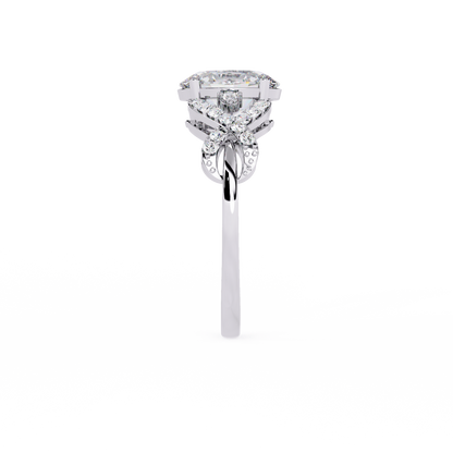 Lunaire Cascade Solitaire Ring