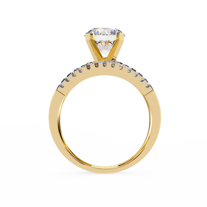 Eclipse Duo Solitaire Ring