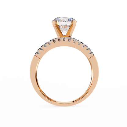Eclipse Duo Solitaire Ring