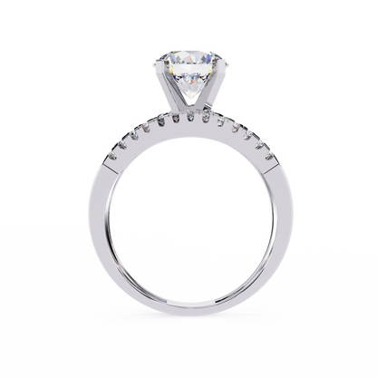 Eclipse Duo Solitaire Ring