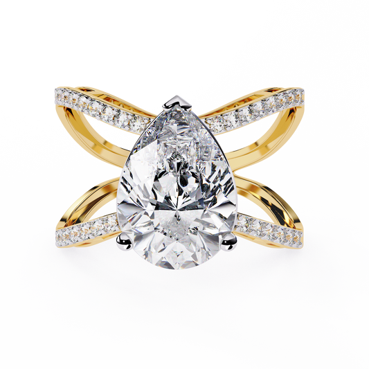 Aurora’s Embrace Solitaire Ring