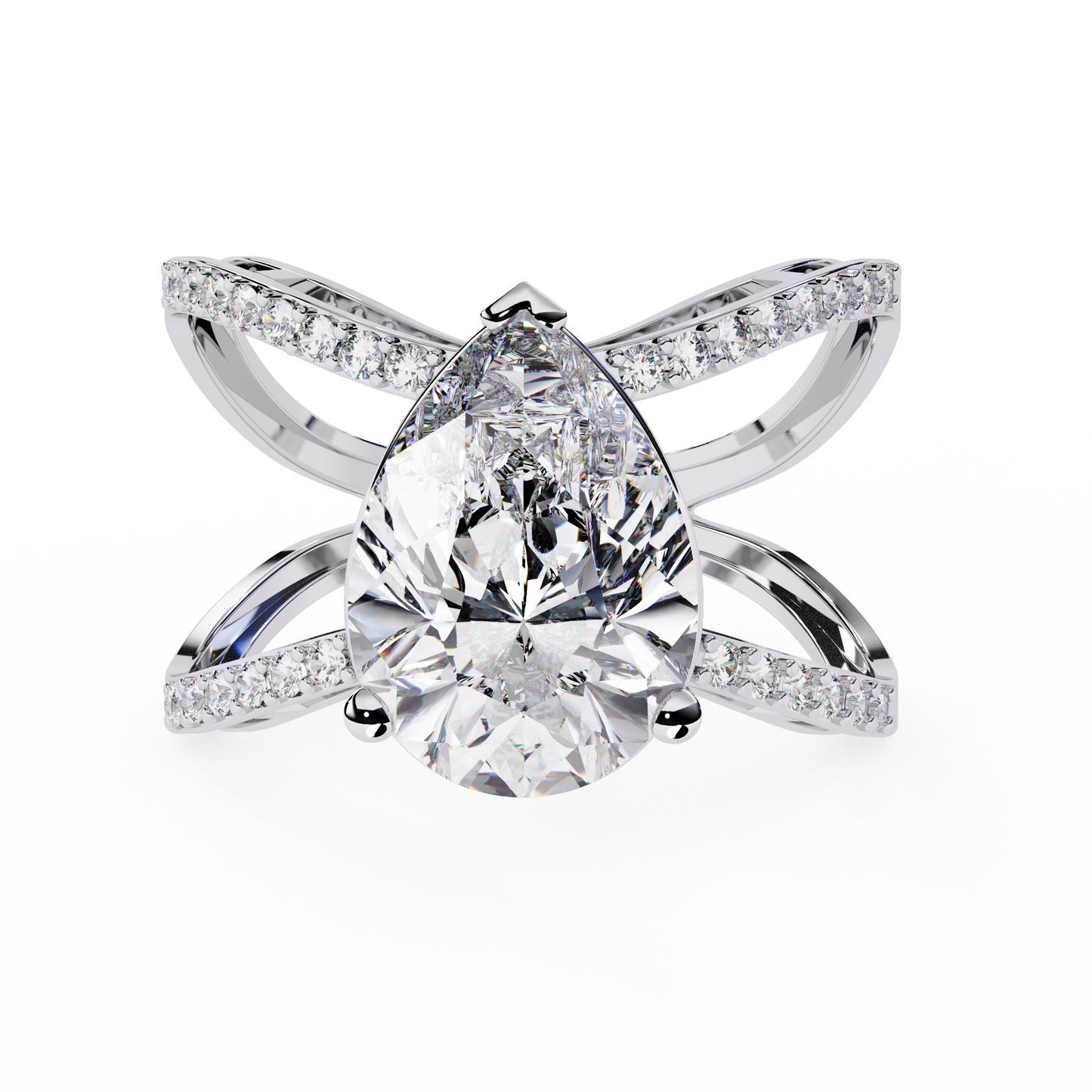 Aurora’s Embrace Solitaire Ring