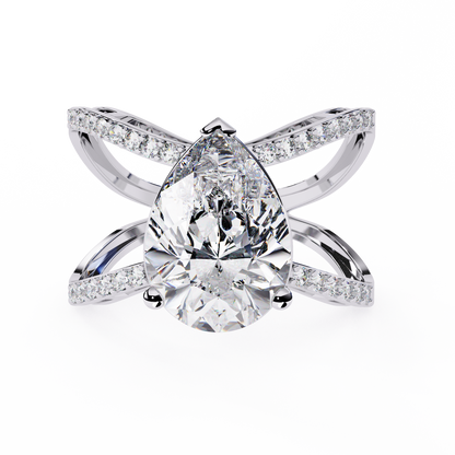 Aurora’s Embrace Solitaire Ring