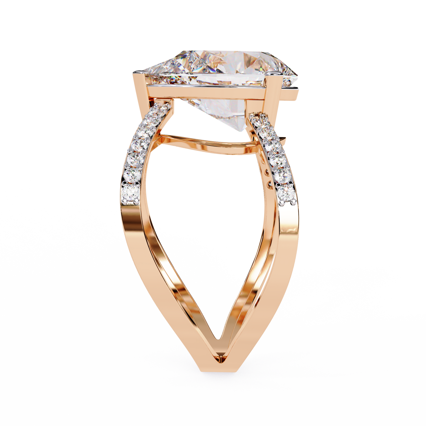 Aurora’s Embrace Solitaire Ring