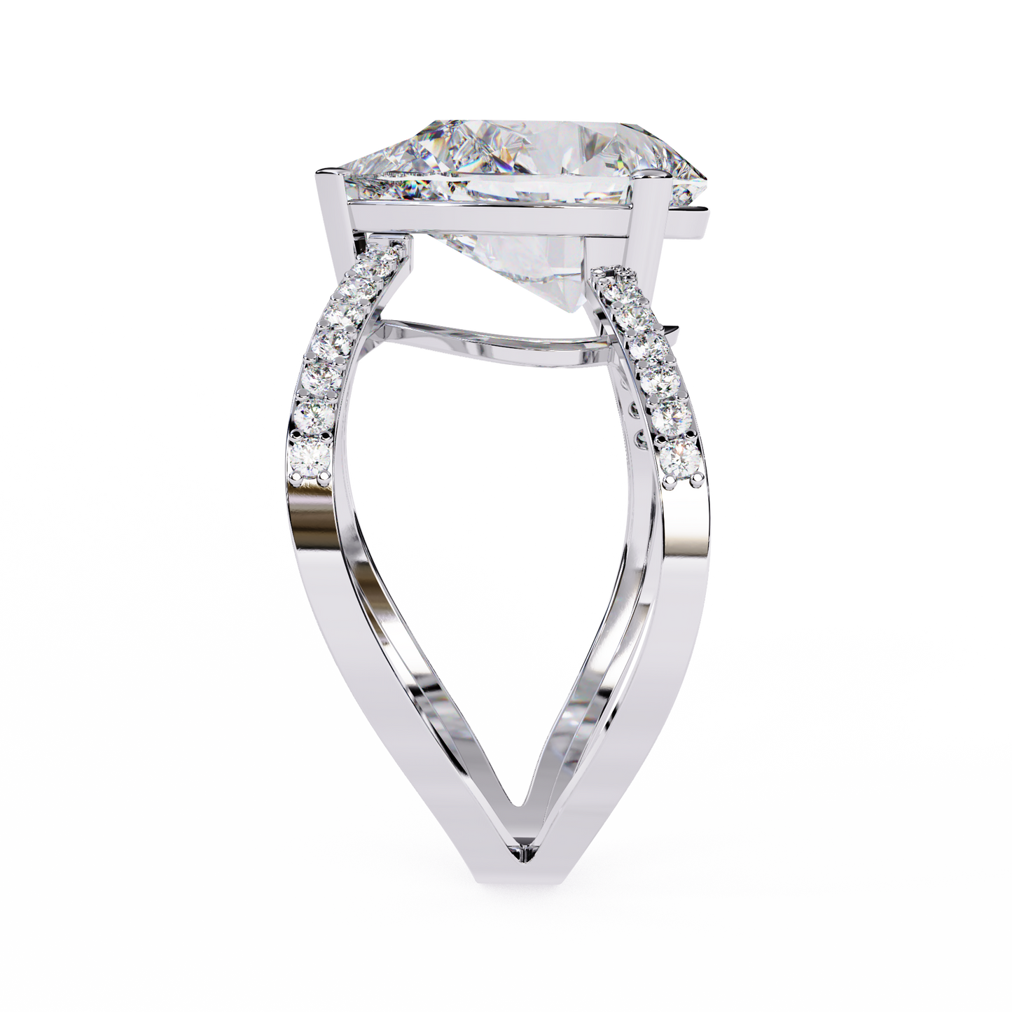 Aurora’s Embrace Solitaire Ring