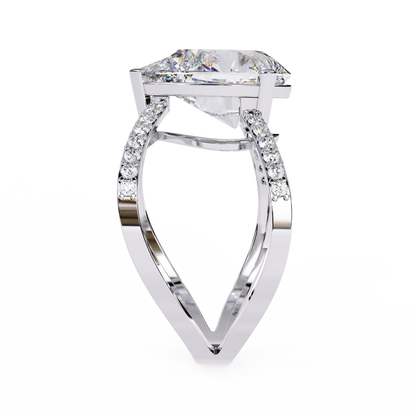 Aurora’s Embrace Solitaire Ring