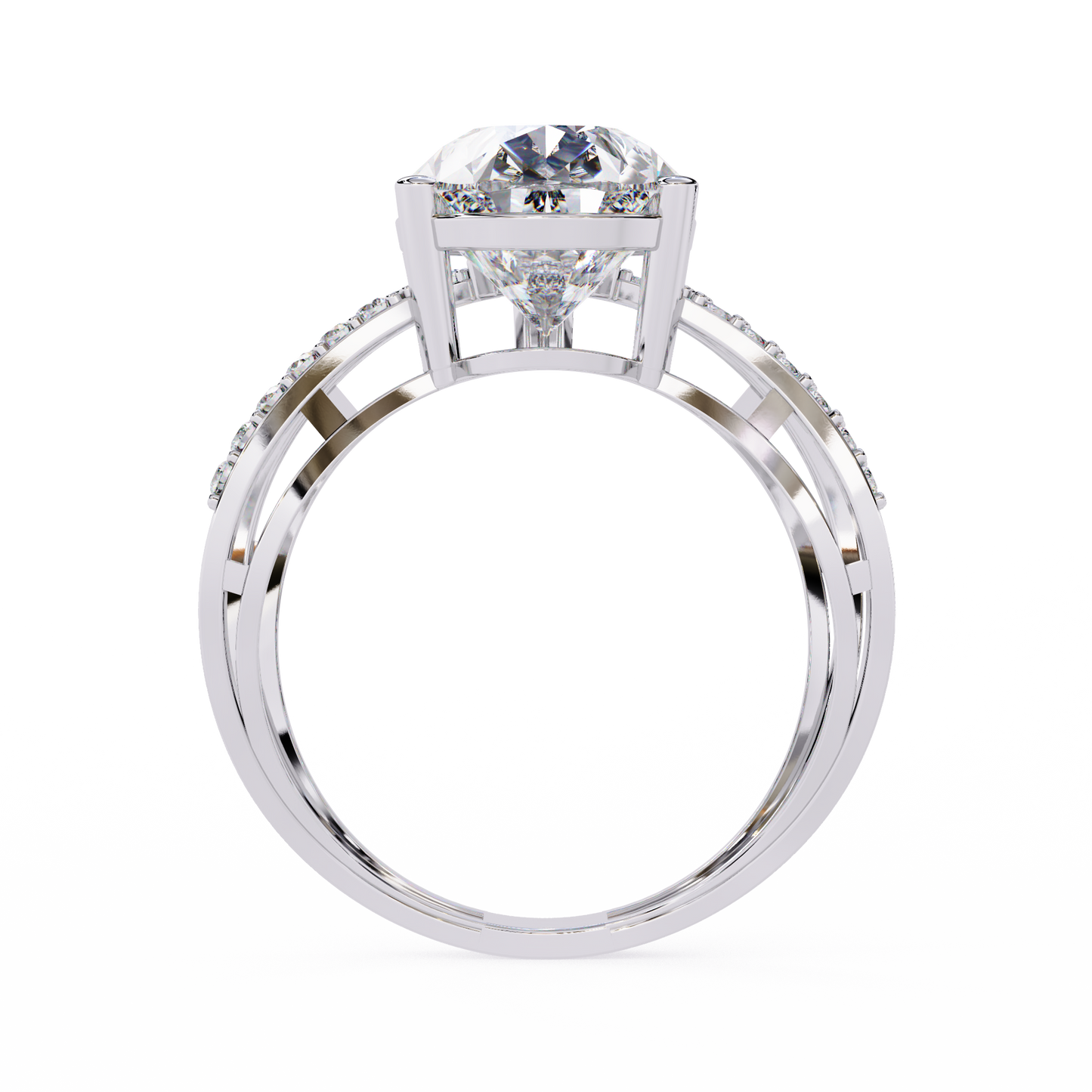 Aurora’s Embrace Solitaire Ring