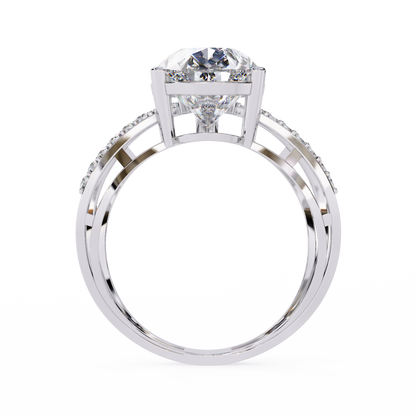 Aurora’s Embrace Solitaire Ring
