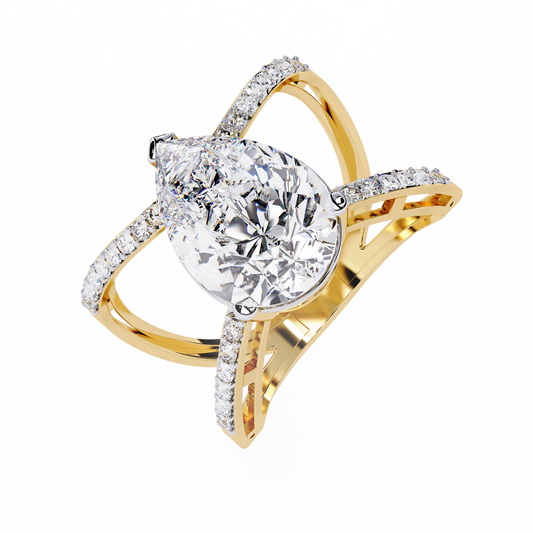 Aurora’s Embrace Solitaire Ring
