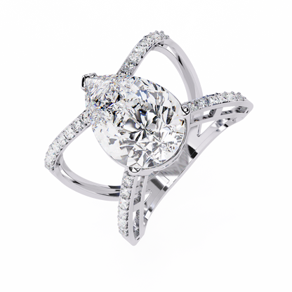 Aurora’s Embrace Solitaire Ring