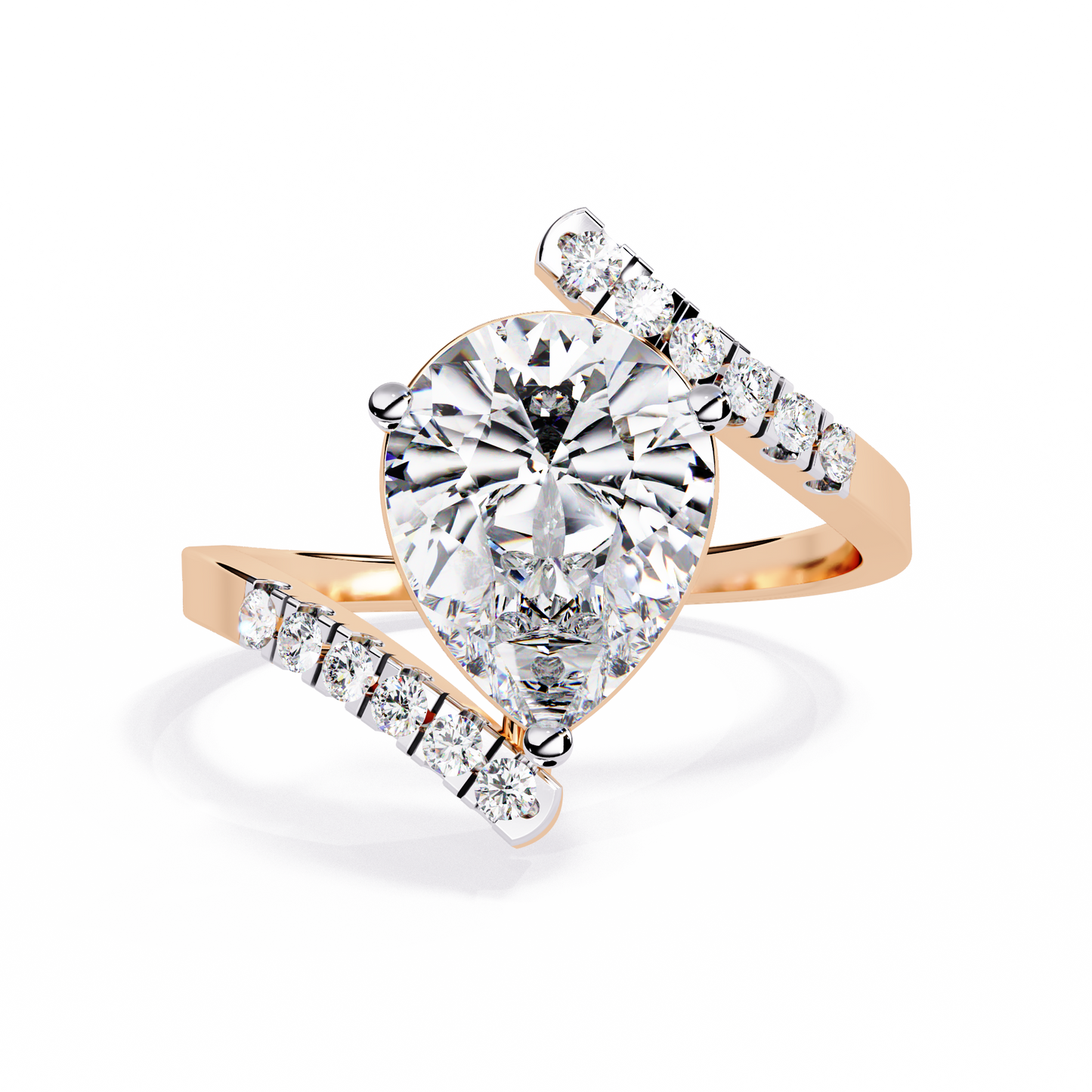 Celestial Twist Solitaire Ring