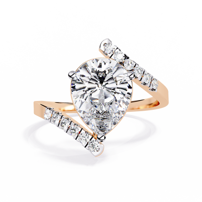 Celestial Twist Solitaire Ring