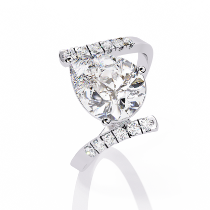 Celestial Twist Solitaire Ring