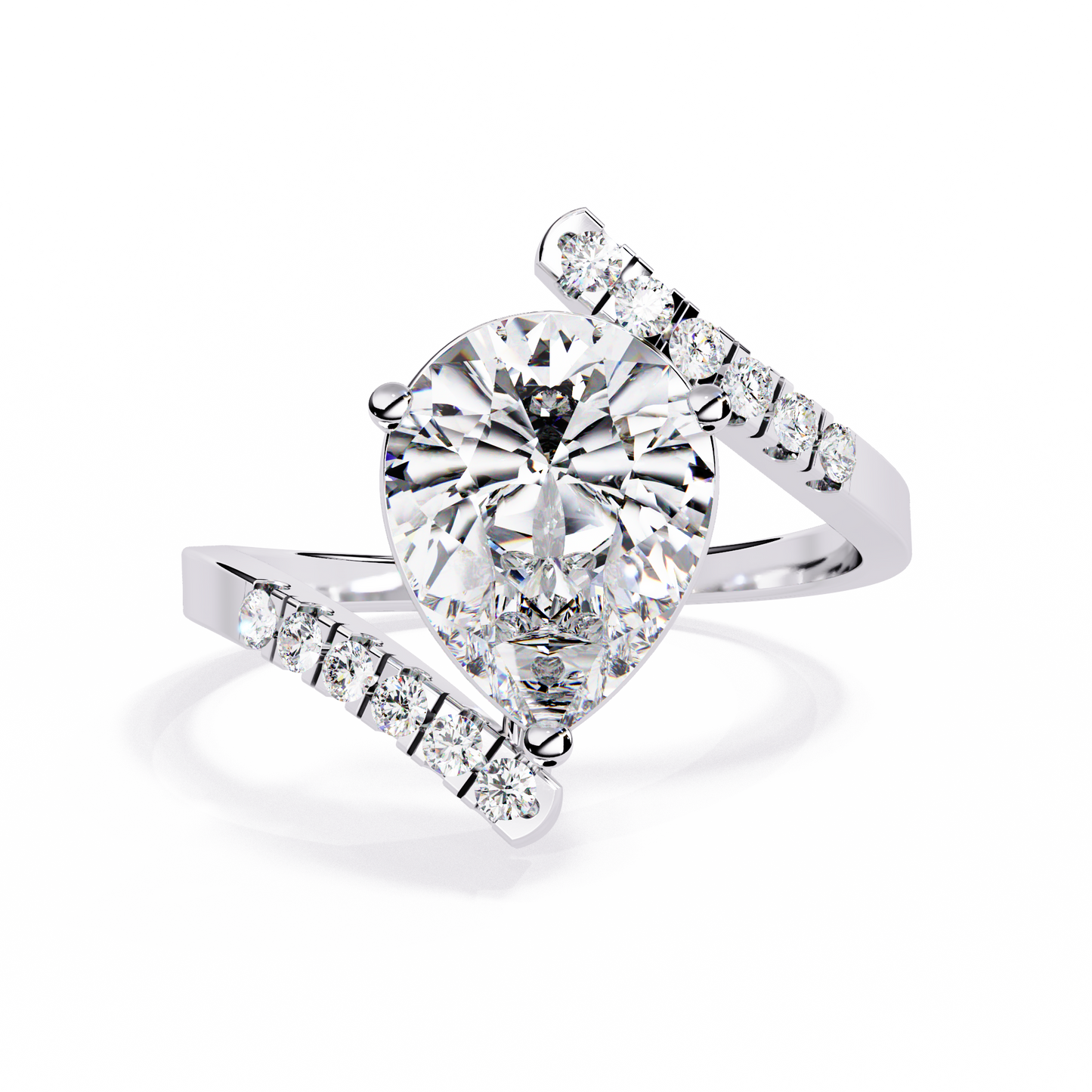 Celestial Twist Solitaire Ring