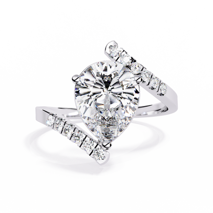 Celestial Twist Solitaire Ring