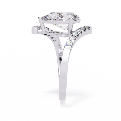 Celestial Twist Solitaire Ring