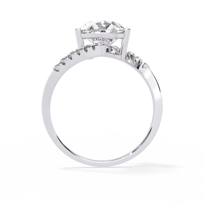 Celestial Twist Solitaire Ring