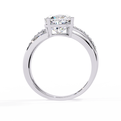 Harmony Duet Solitaire Ring