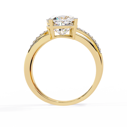 Harmony Duet Solitaire Ring