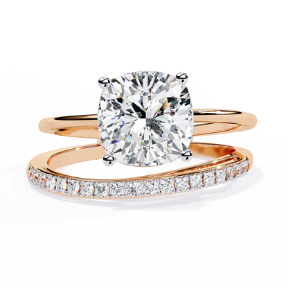 Harmony Duet Solitaire Ring