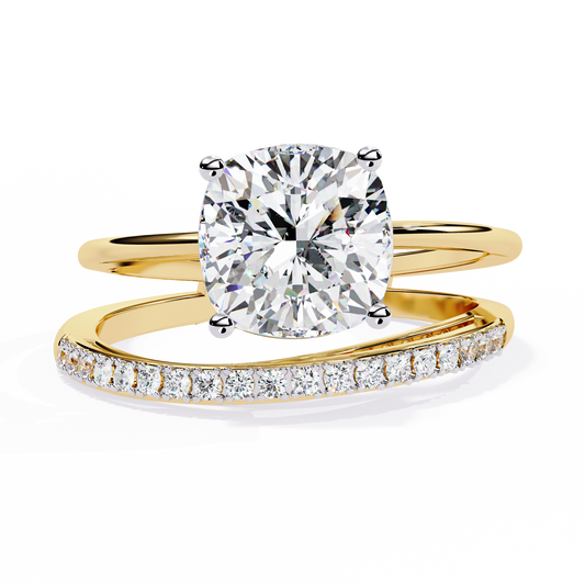 Harmony Duet Solitaire Ring