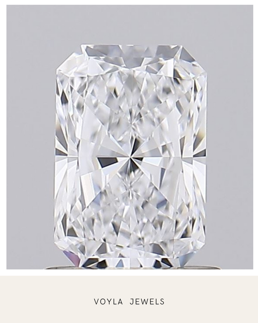Lab Grown Radiant Diamond 1.00ct D IF