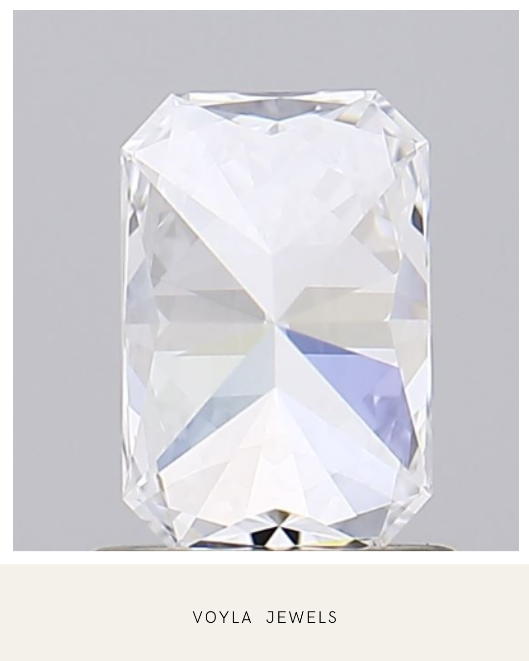 Lab Grown Radiant Diamond 1.00ct D IF