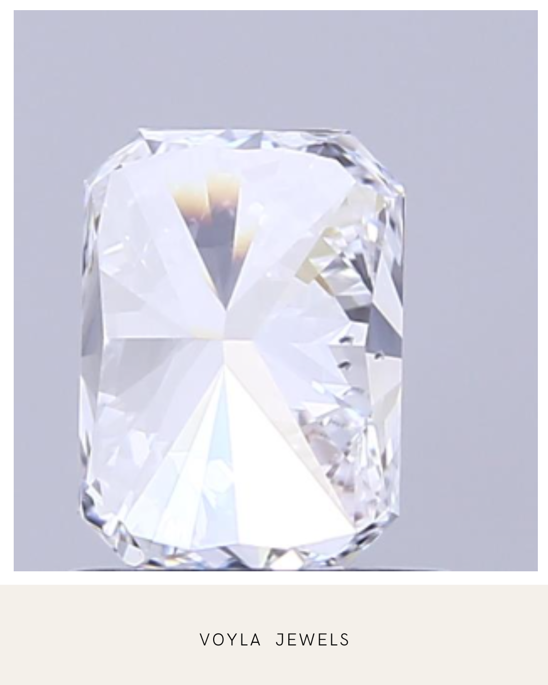 Lab Grown Radiant Diamond 1.00ct D VS2